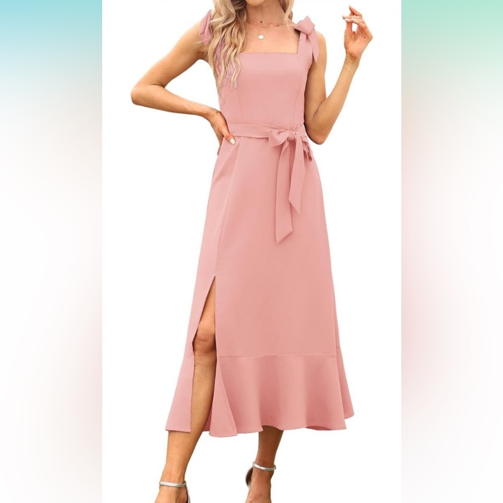 Blush pink bridesmaid/ formal dress